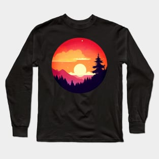 Orange sunset Long Sleeve T-Shirt